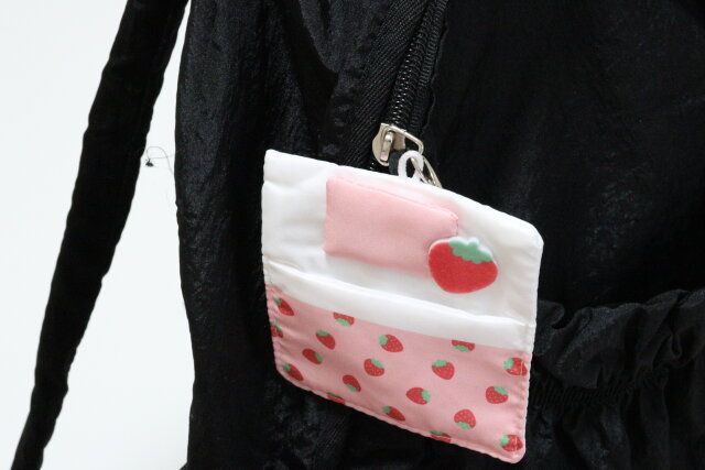 ドールポーチお出かけおふとん小フルーツ 持ち運び