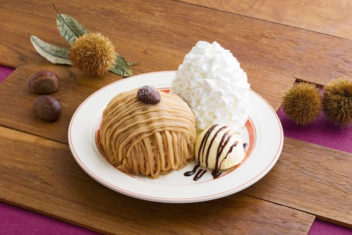 モンブランパンケーキ