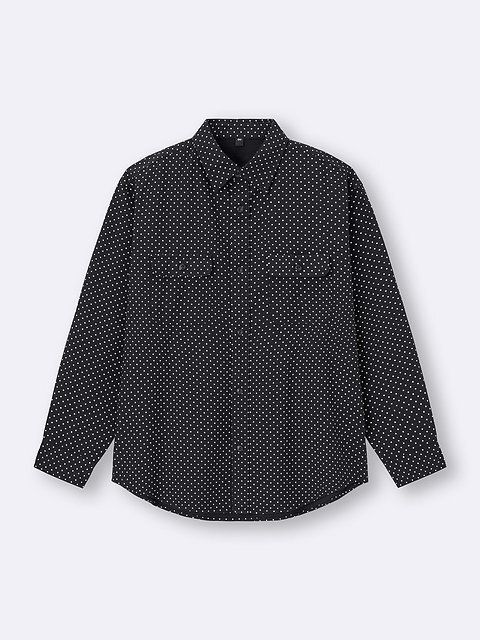 GUのダブルポケットワークシャツ