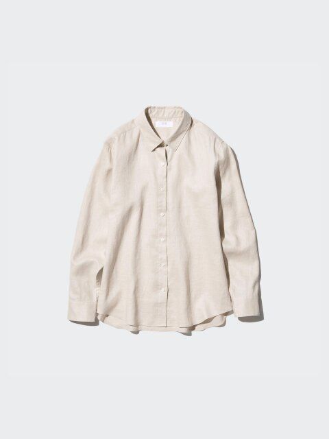 2025ユニクロ値下げプレミアムリネンシャツ