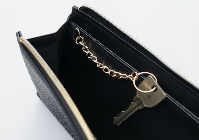 素敵なあの人ハリス長財布キーチェーン