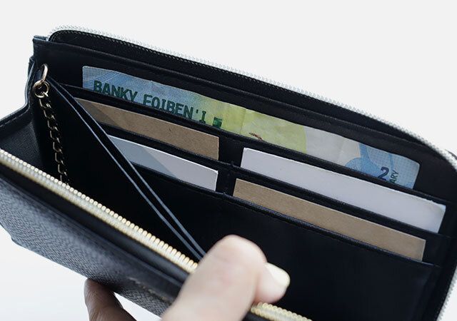 素敵なあの人ハリス長財布カードポケット