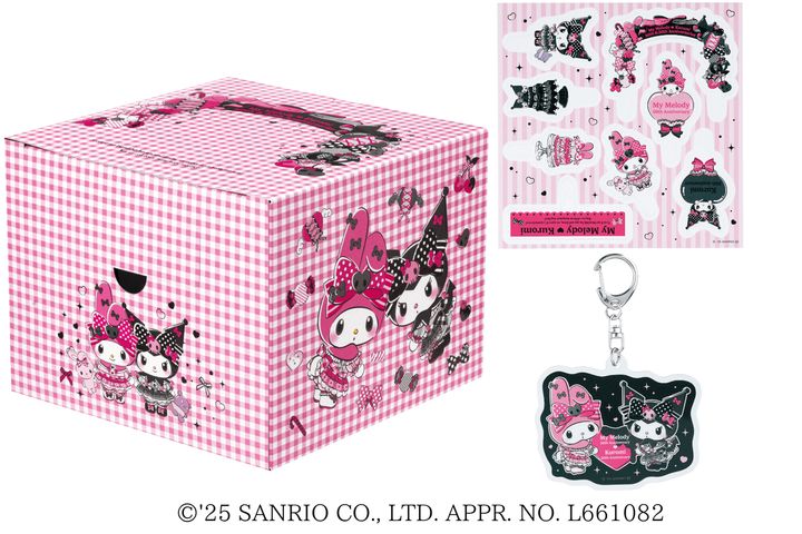 マイメロディ＆クロミ アニバーサリークリスマスケーキ（オリジナルピックシート、アクリルチャーム付き）02