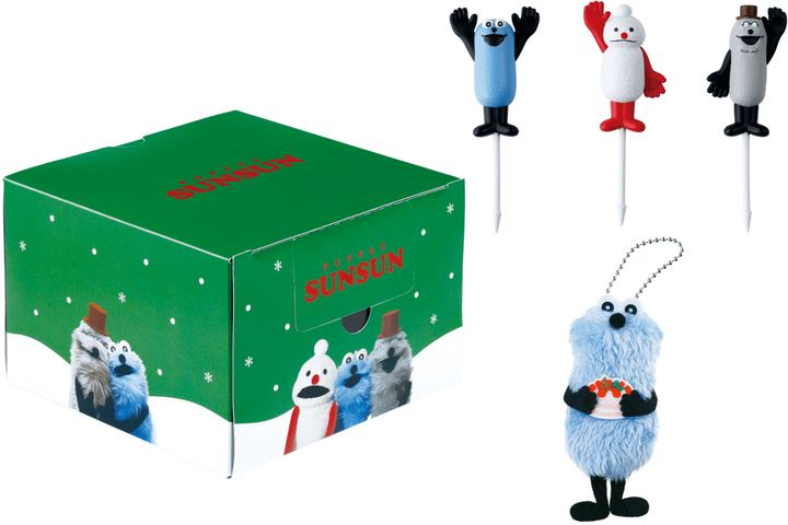 パペットスンスン クリスマスチョコケーキ（オリジナルマスコット付き）02