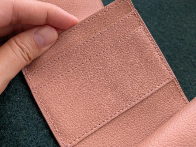 VIS ハートカット財布ミニ カード入れ２