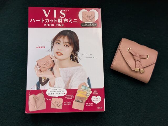 VIS ハートカット財布ミニBOOK