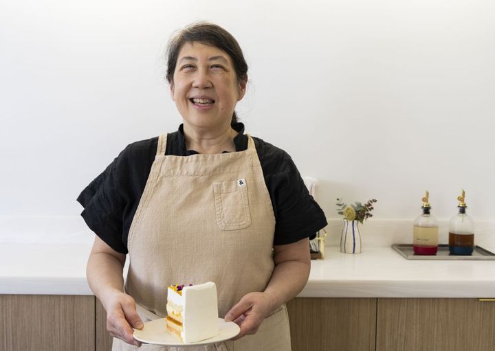 熟練パティシエのキャサリン・ヤンさん