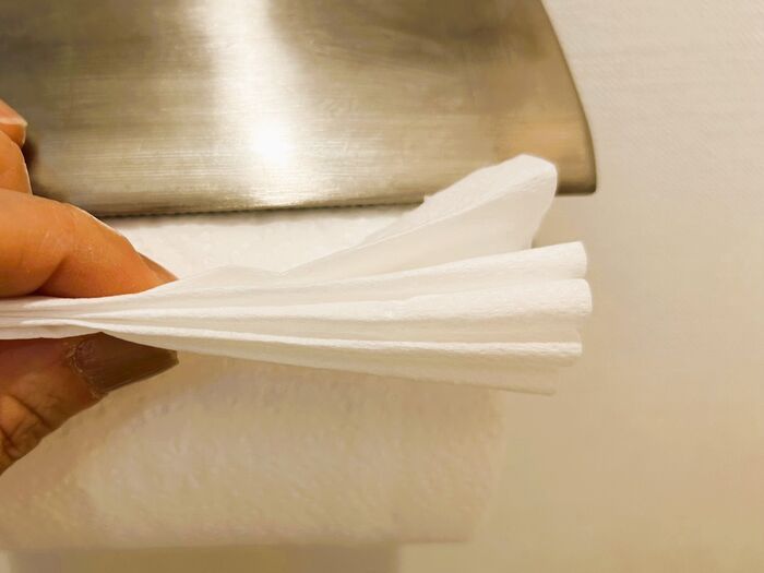 トイレットペーパーの『ハート折り』を試してみたら→家族の反応がおもしろすぎた。