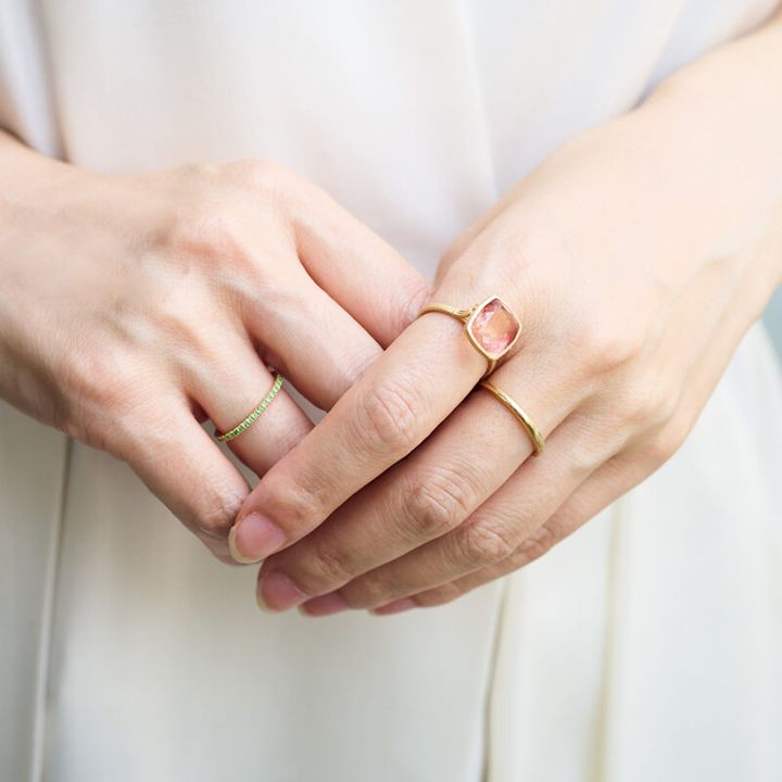 「アクセサリーは、天然石が好きです」