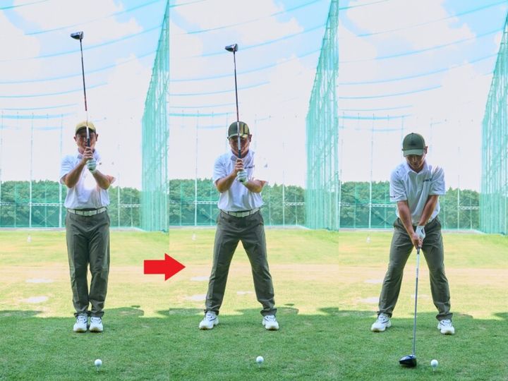 シニアプロの飛距離アップ術！実は…構えたときの頭の位置が重要だった