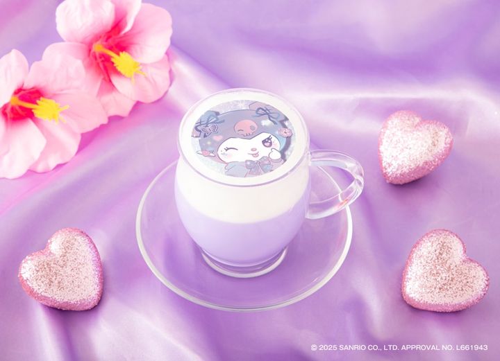 ラテにも降臨☆クロミさま♡