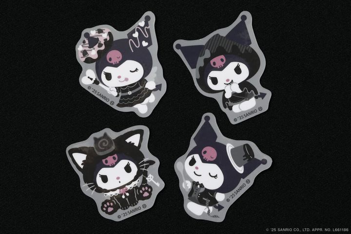 クロミのダイカットステッカーセット（4枚入）