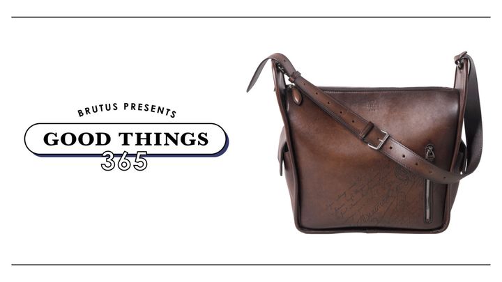 〈ベルルッティ〉のホーボーバッグ