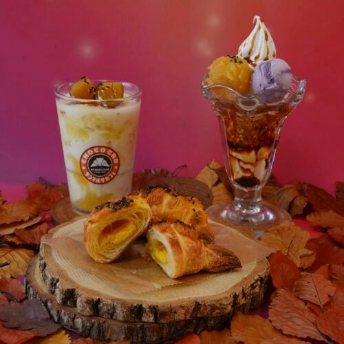 サンマルクカフェ秋の新作は“おいもづくし”！チョコクロ・パフェ・スムージー3種食べ比べ【9月19日発売】
