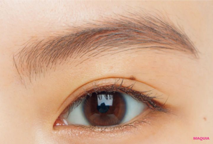 アイブロウ 醸し眉 トレンド K-パレット ニュアンスパウダーアイブロウ＋ 仕上がり