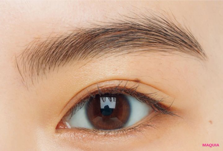 アイブロウ 醸し眉 トレンド ヘビーローテーション 疑似眉リキッドアイブロウ 仕上がり