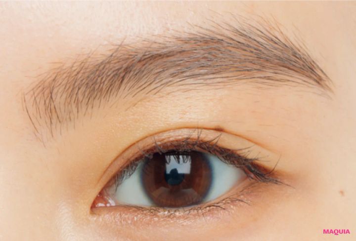 アイブロウ 醸し眉 トレンド ケイト ３D アイブロウカラーZ 仕上がり