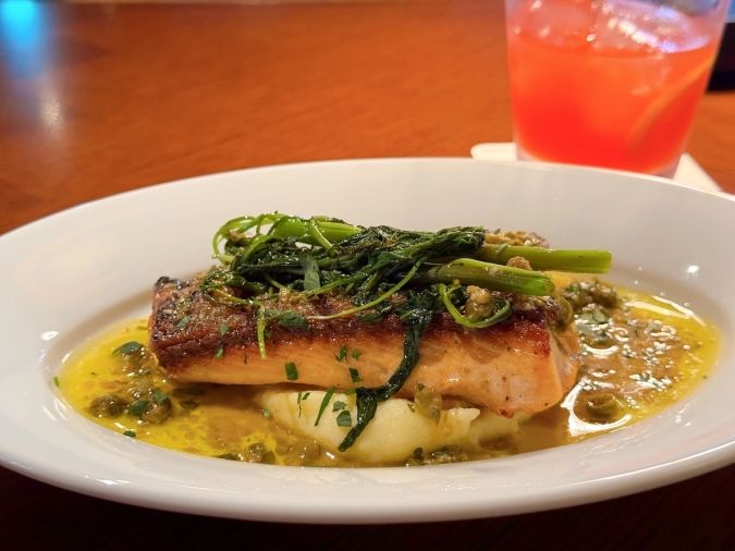 WITH THE STYLE - cotton.- コットン サーモンのソテー