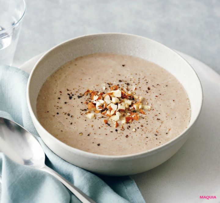 美容 ポタージュ トレンド マッシュルーム×長ねぎのデトックスポタージュ