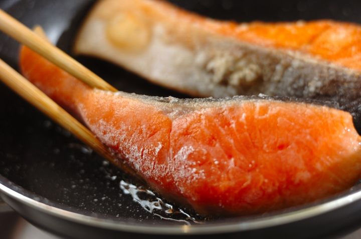 鮭の照り焼きの作り方2