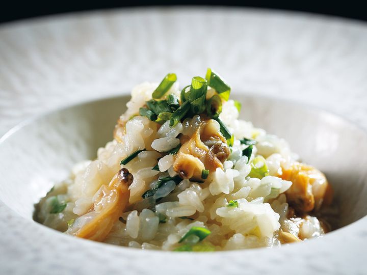 小伝馬町『Cheval』の「深川リゾット」