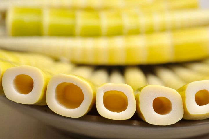 四方竹の四角い断面