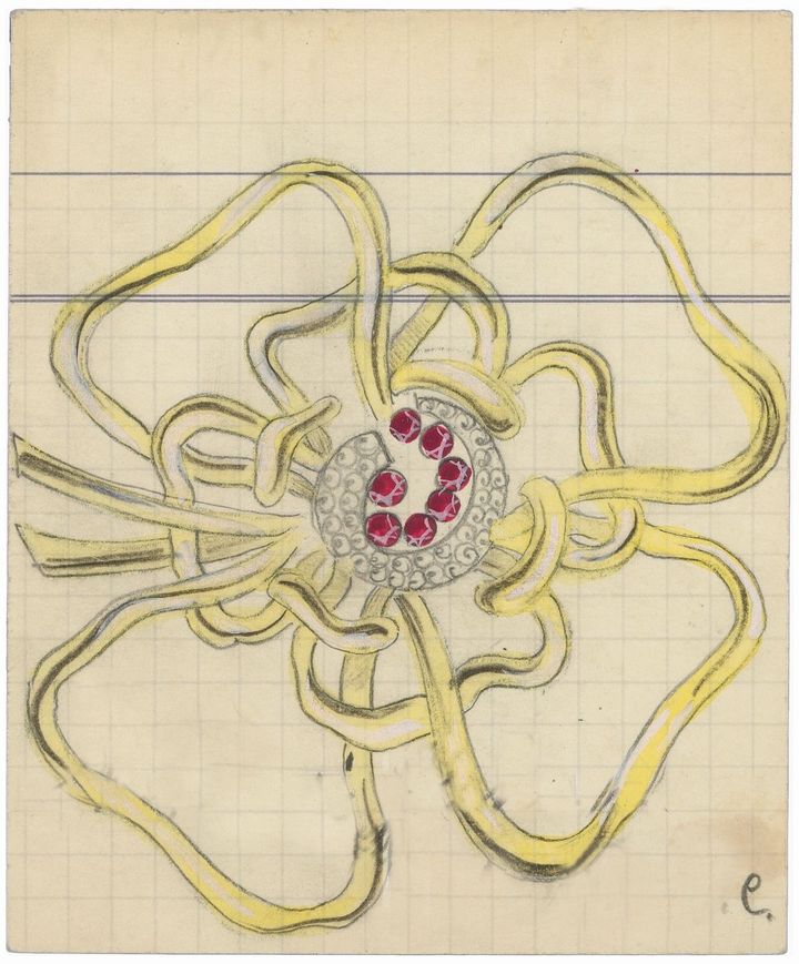 貴重な“シルエット クリップ”のデッサンも公開