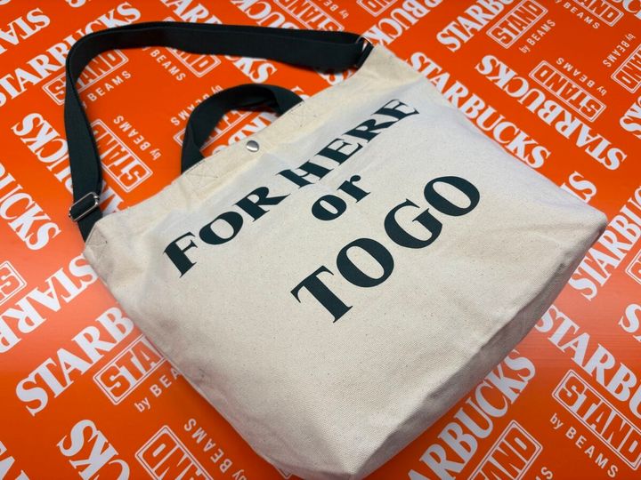 STARBUCKS STAND by BEAMS キャンバス LOGO トート
