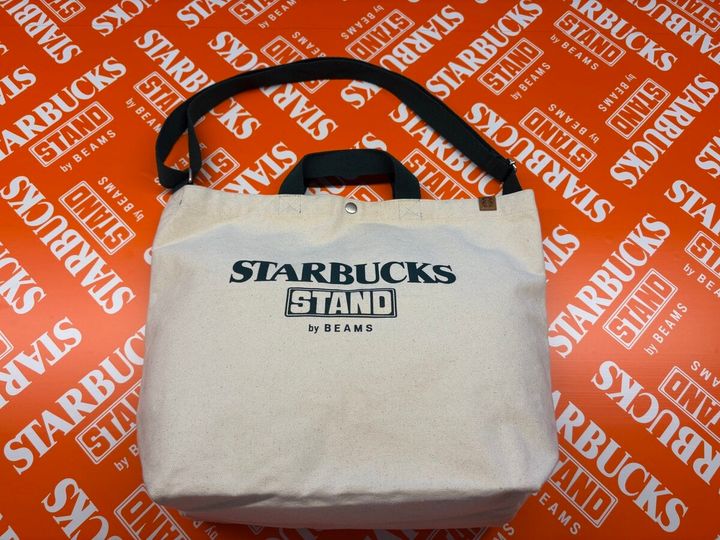 STARBUCKS STAND by BEAMS キャンバス LOGO トート