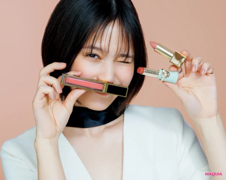 【本田 翼さんの推しリップ3選】この秋は薄づきベージュ系に夢中！