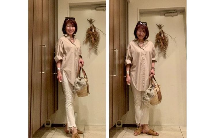 長谷川さん259＿残暑コーデ