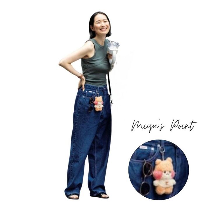 モデル事務所経営 高町美幸さんの軽快デニムコーデ