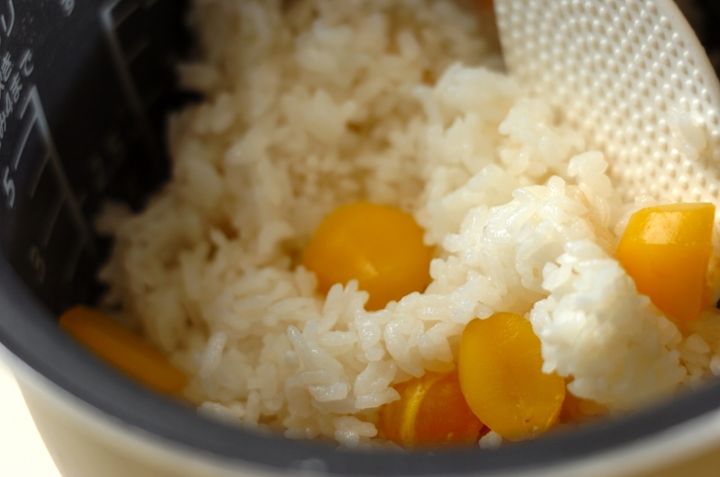 おこわ風栗ご飯の作り方2