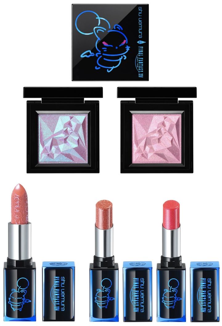 〈上左から〉クラッシュド ジェム CG1 クポ！ パープル、CG2 クポ！ ピンク 各￥5,720 〈下左から〉スペシャル リップ エテールヌード ￥5,390 キヌケアヌード グリーム ドーン ベージュ、リミテッド ブレイク コーラル 各￥5,280（すべて10月23日より公式オンラインショップ・表参道旗艦店先行、10月24日より伊勢丹新宿・阪急梅田・名古屋高島屋・イセタン ビューティ オンライン・阪急ビューティーオンライン、10月31日より全国限定発売）