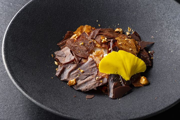 栗のエスプーマ 