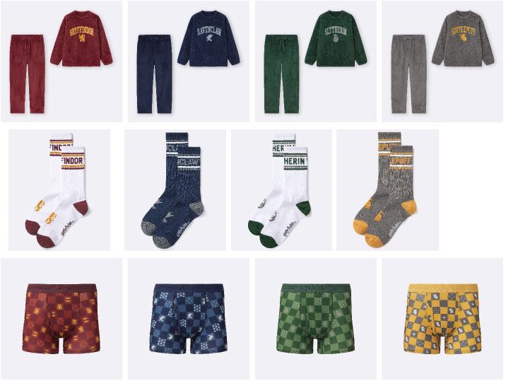ジーユー ハリー・ポッタースペシャルコレクション MEN セットアップや靴下など
