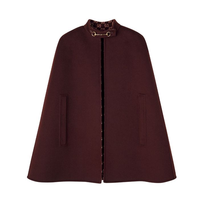 ケープ ￥517,000／GUCCI