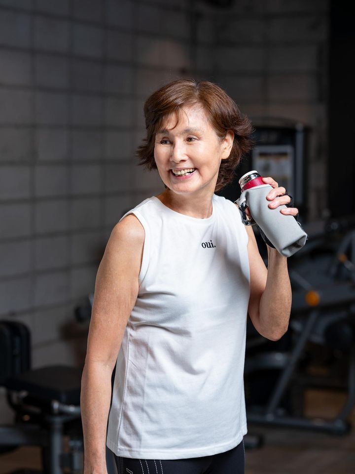 2、3セットで１回くらい、水分補給します