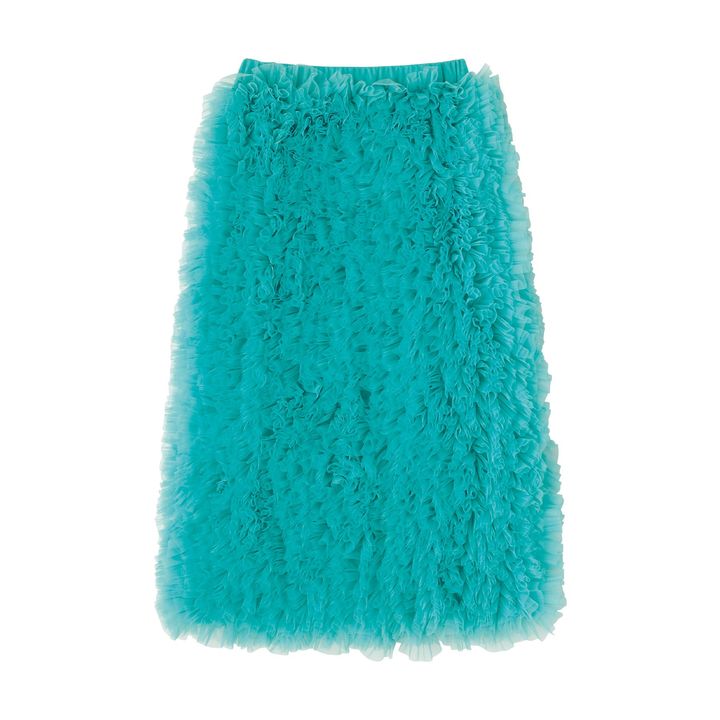 スカート ￥60,500／VIVIANO