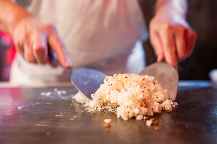 チャイムのガーリックライス