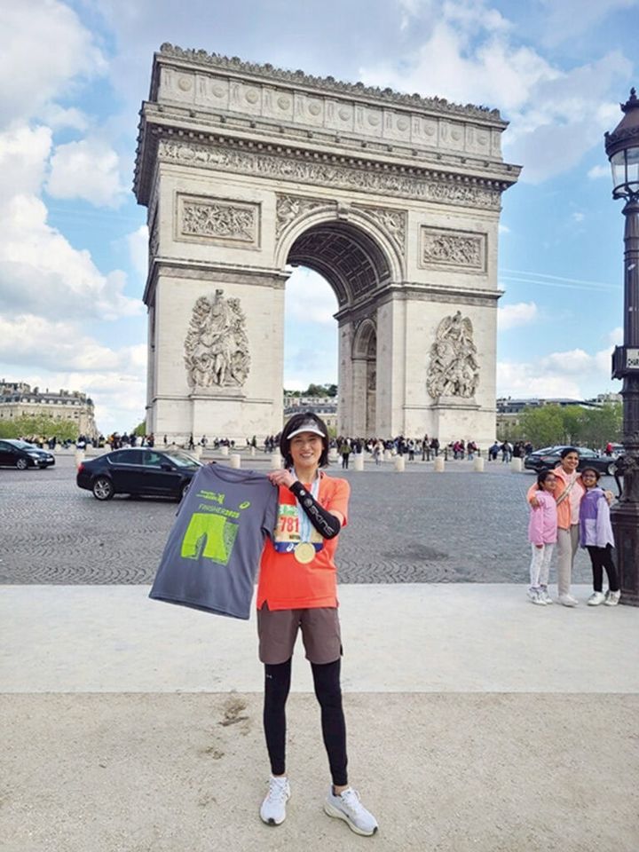 初マラソンはパリで！