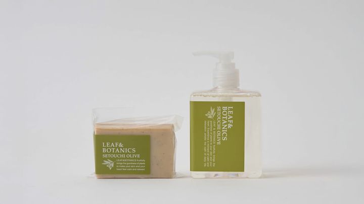 リーフ＆ボタニクス「マザーソープ 瀬戸内オリーブ」「ハンドソープ 瀬戸内オリーブ」