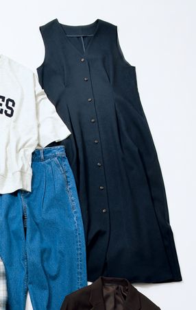 トレTとツヤっとパンツにジレを重ねてちょっぴりモードに！ 秋のプチプラコーデ【最新号からちょっと見せ】の画像2