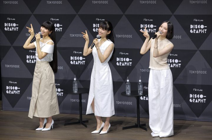 Perfumeの左から、かしゆか、あ～ちゃん、のっち Perfumeが活動休止