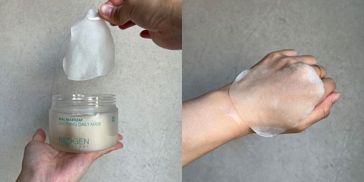 エッセンスがたっぷり入ってるし、シートも分厚くてリッチ! 最近は、少し凹みがつい