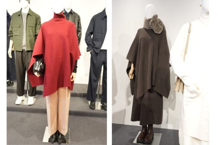 プラステ展示会25aw_ポンチョセーター