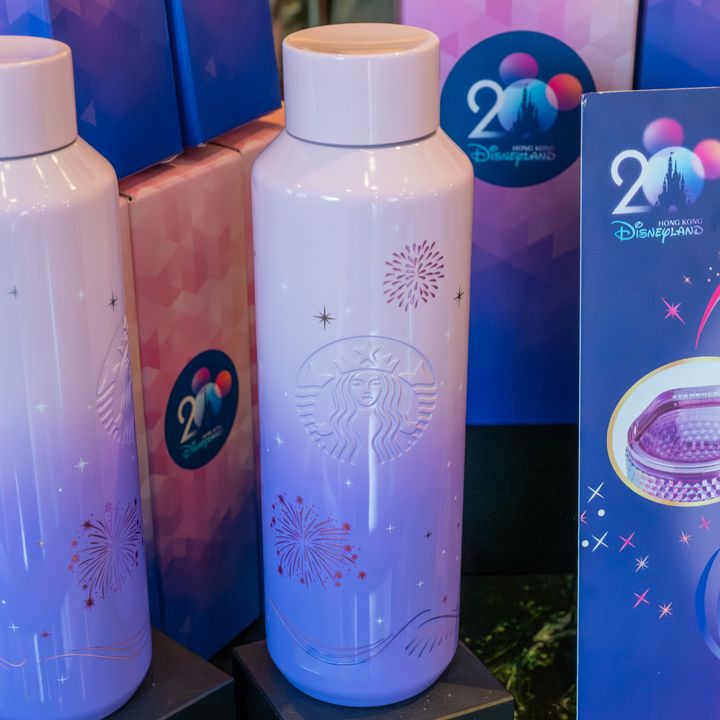 スターバックス コーヒー「香港ディズニーランド 20周年記念 ステンレスタンブラー」裏