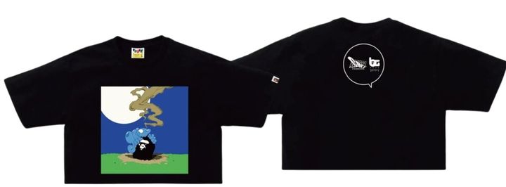 BAPE® GALLERY限定のコラボTシャツ