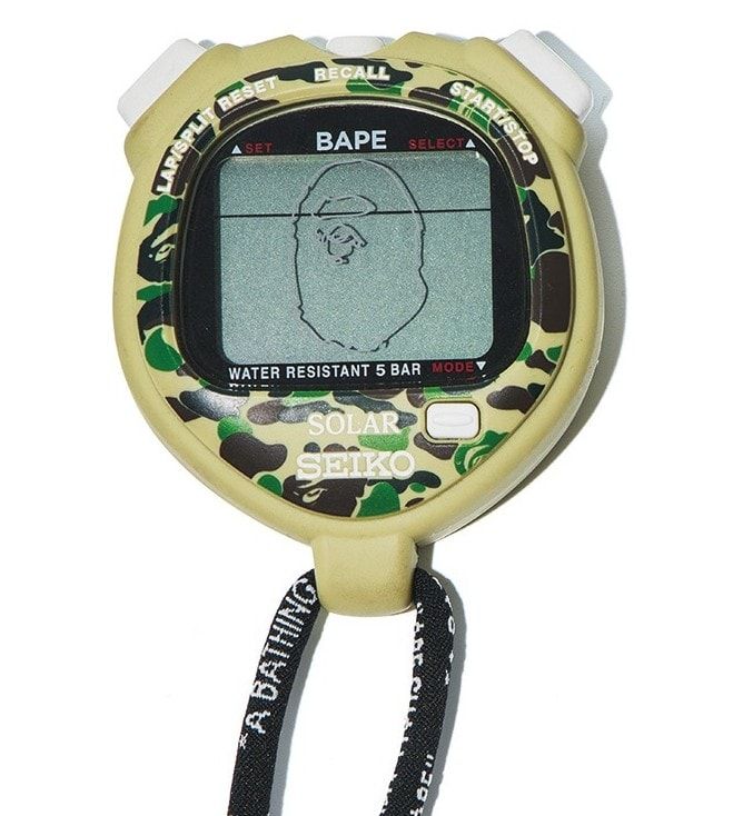 アーティスト・COIN PARKING DELIVERYさんの“MY BAPE®” BAPE®×SEIKO STOP WATCH