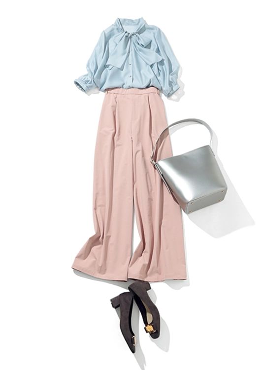 失敗しない大人のパステルカラー通勤コーデ